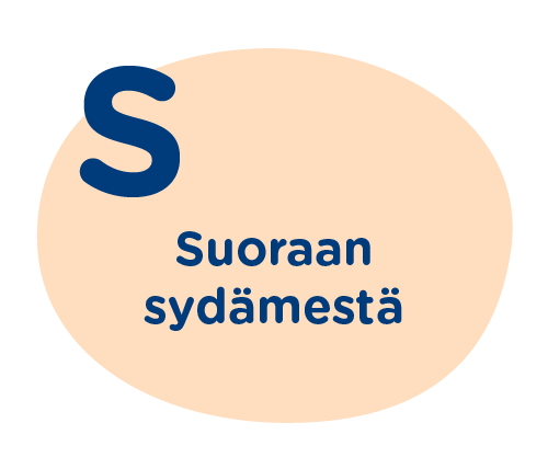 S = Suoraan sydämestä